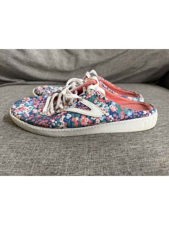 Tretorn Shoes - Tretorn Easy Nylite Floral Sneaker Mules Canvas Slip On Shoes Size 10